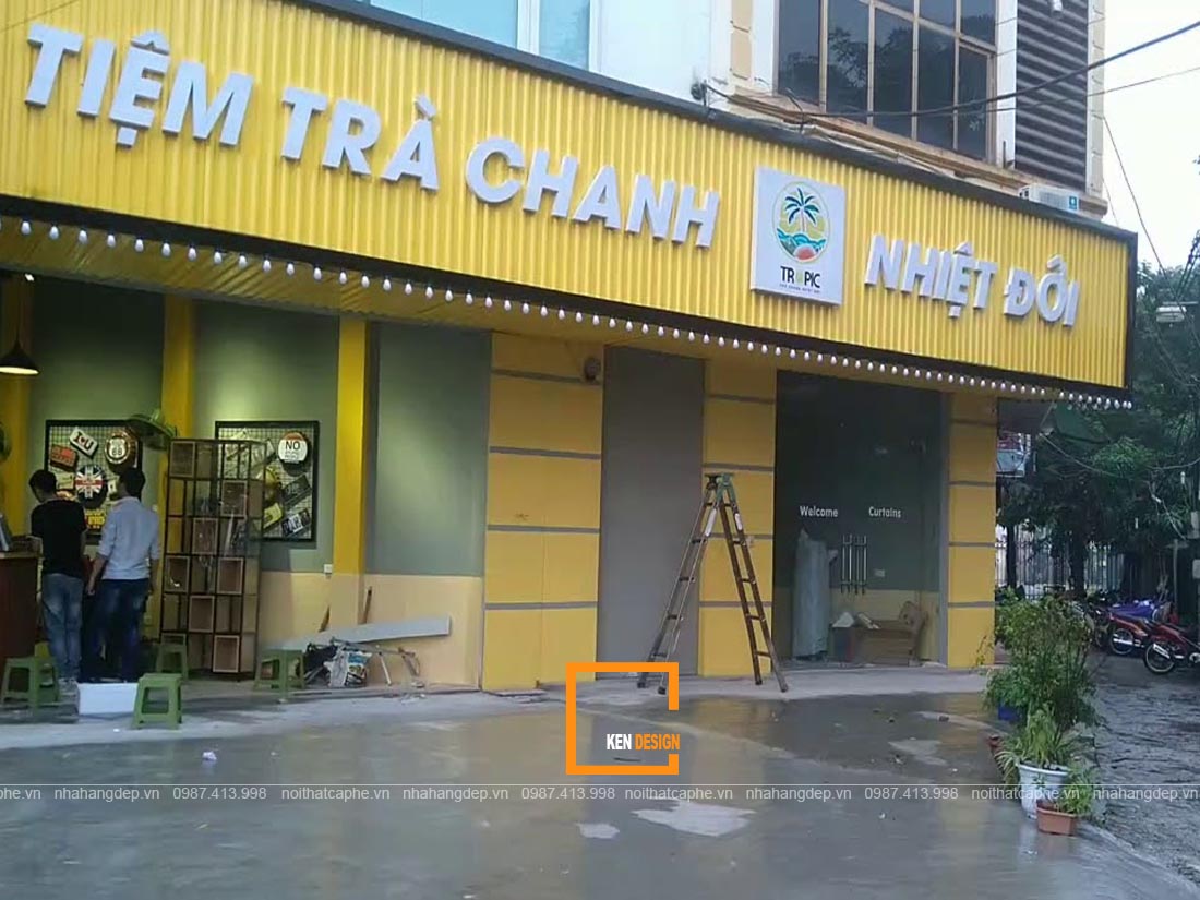 chuỗi tiệm trà chanh